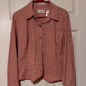 Women’s Button Down Blouse By Villager Sport. A Liz Claiborne Company.